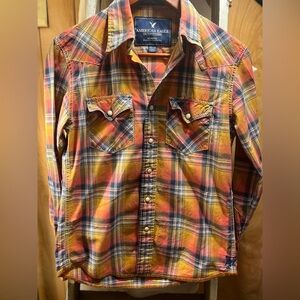 American Eagle Outfitters pearl snap shirt